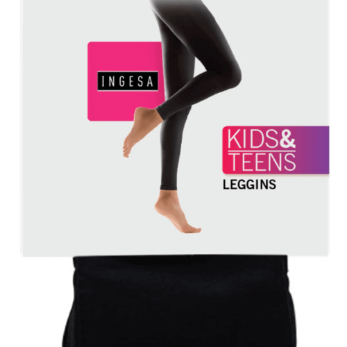 leggins niños adolescentes colo negro