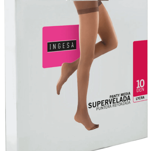 panty media lycra grosor de 10 color eurocolor